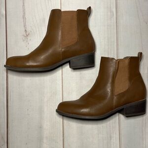 Torrid Brown Chelsea Booties with Sleek Design